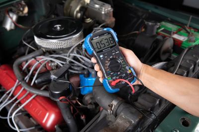 Image showing  Pro Automotive Digital Multimeter with Auto Specific Measurements, Protective Guards and Accessories