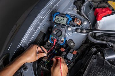 Image showing  Pro Automotive Digital Multimeter with Auto Specific Measurements, Protective Guards and Accessories