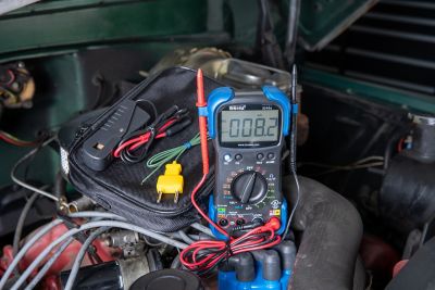 Image showing  Pro Automotive Digital Multimeter with Auto Specific Measurements, Protective Guards and Accessories