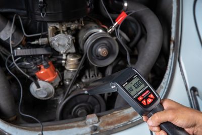 Image showing  Digital Timing Light with Dual Readout Digital Display, Slim Rotating Barrel and Built-in Hand Guard