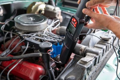 Image showing  Digital Timing Light with Dual Readout Digital Display, Slim Rotating Barrel and Built-in Hand Guard