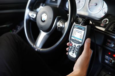 Image showing  CarScan Advisor OBD2 Scan Tool with Live Data, Battery/Charging System Test, Free Fix and Part Recommendations