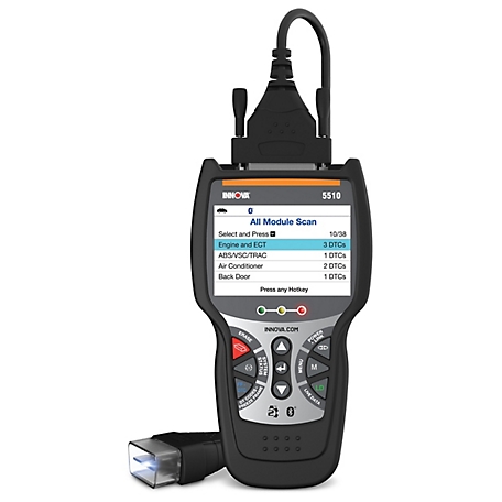 Innova CarScan Inspector 5510 OBD2 Code Scanner: EPB Reset & ABS Bleeding, Free Fix and Part Recommendations
