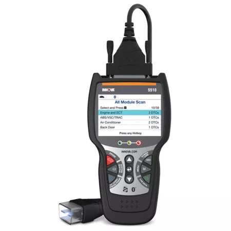 Innova CarScan Inspector 5510 OBD2 Code Scanner: EPB Reset and ABS Bleed Free Repair and Parts Recommendations Code Readers & Scan Tools