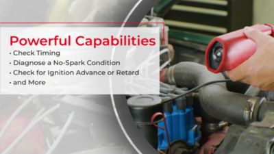 Image showing  Professional Timing Light with 4-Function Digital Backlit LCD, Slim Rotating Barrel and Shockproof Housing