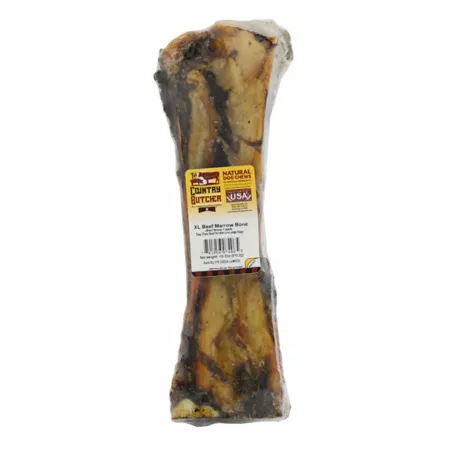 The Country Butcher Beef Marrow Dog Bone XL Dog Bones Rawhide & Rawhide Alternative