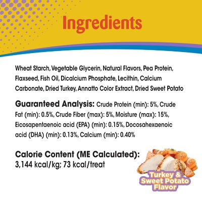 Image showing  Small Turkey and Sweet Potato Flavor Puppy Dog Chew Treats, 13.2 oz., 16 ct.