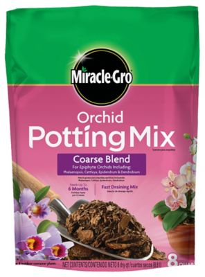 Miracle-Gro 8 qt. 0.31 cu. ft. Coarse Blend Orchid Potting Soil Mix