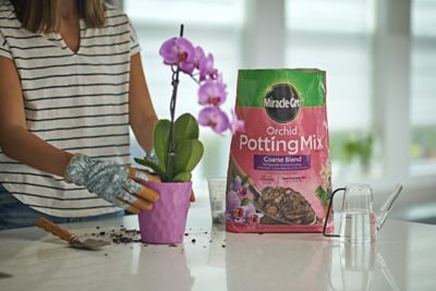 Image showing 5 th Miracle-Gro 8 qt. 0.31 cu. ft. Coarse Blend Orchid Potting Soil Mix