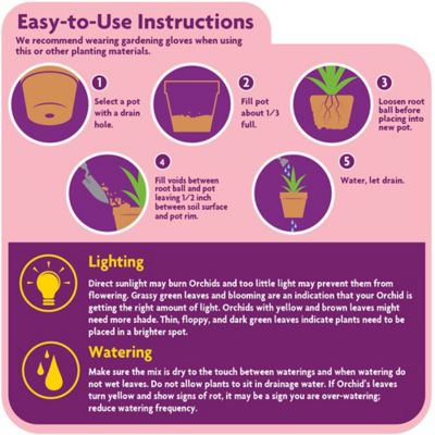 Image showing 7 th Miracle-Gro 8 qt. 0.31 cu. ft. Coarse Blend Orchid Potting Soil Mix