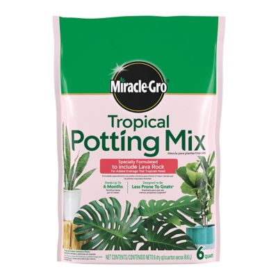 Miracle-Gro 6 qt. 0.23 cu. ft. Tropical Potting Mix