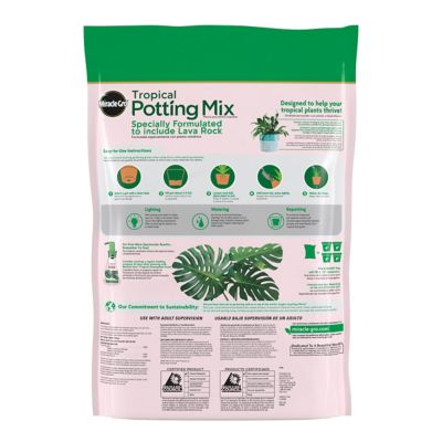 Image showing  6 qt. 0.23 cu. ft. Tropical Potting Mix
