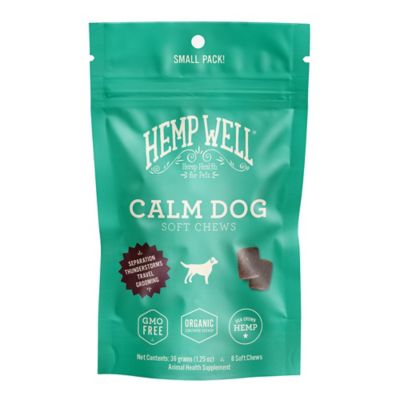 Hemp Well Soft Chewable Calming Supplement Treats for Dogs, 8 ct.