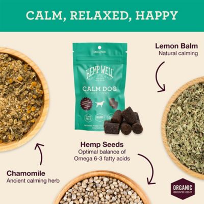 Image showing  Soft Chewable Calming Supplement Treats for Dogs, 8 ct.