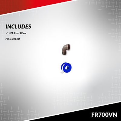 Image showing  1/3 HP 115VAC Electric Fuel Transfer Pump, 20 GPM, Pump Only, FR700VN