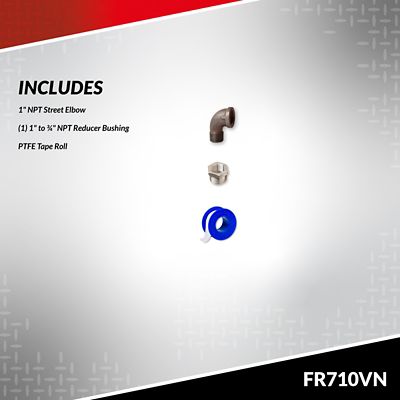 Image showing  1/3 HP 115V Electric Fuel Transfer Pump, 20 GPM, 1 in. Outlet, Pump Only, FR710VN