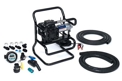 Fill-Rite 1/4 HP 12V Chemical Transfer Pump with 825 Meter, 13 GPM, Short Frame Chemtraveller, SS435B