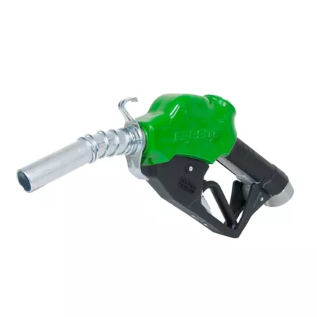 Fill-Rite Ultra High Flow Automatic Diesel Spout Nozzle with Hook Green 5 to 40 GPM 1 in Thread N100DAU13G Fuel Transfer Tank Accessories