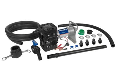 Fill-Rite 12V 13 GPM Pump-N-Go Industrial Fluid Transfer System with Motor Bracket (with Accessories)