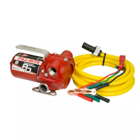 Fill-Rite 0.17 HP 12V Portable Fuel Transfer Pump with Power Cord 8 GPM Fuel Transfer Pumps