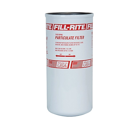 Fill-Rite 10 Micron Particulate Spin-On Fuel Filter, 1-1/2 in. - 16 UNF, 40 GPM