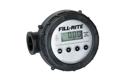 Fill-Rite Digital Meter for Non-Potable Water and Mild Chemicals, 2 to 20 GPM, 1 in. Thread, 820