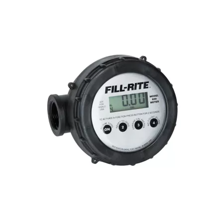 Fill-Rite Digital Meter for Non-Potable Water and Mild Chemicals 2 to 20 GPM 1 in Thread 820 Fuel Transfer Tank Accessories