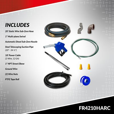 Image showing  12V 20 GPM Fuel Transfer Pump with Arctic Package, FR4210HARC