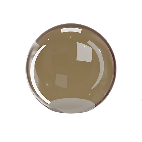 SOLUS 12 in. Smoke Smooth Acrylic Globe, 5.25 in. Inner Diameter, Neckless