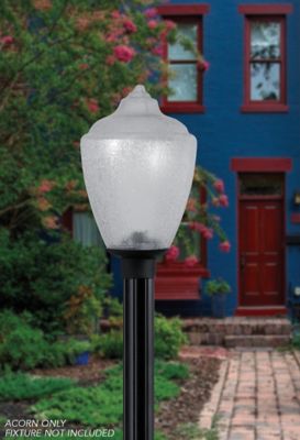 Image showing  Clear Polycarbonate Acorn Streetlamp, 16.65 in. x 11.56 in., 5.25 in. Inside Diameter, Neckless