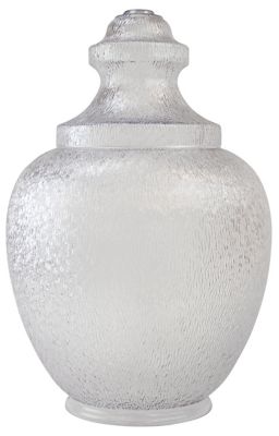 SOLUS Clear Polycarbonate Acorn Streetlamp, 21 in. x 14 in., 8 in. Outside Diameter, Fitter Neck