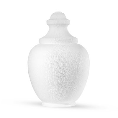 SOLUS 21 in. x 14 in. Acrylic Acorn Streetlamp, White, 8 in. Outside Diameter, Fitter Neck