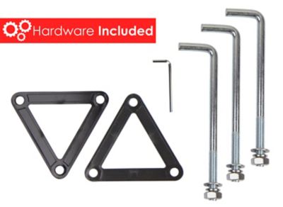 Image showing  Round Black LED Landscape Bollard Light, Exterior Surface-Mounted Aluminum, 120-277 V, 20 W, 4,000K, 39.75 x 6.5in.