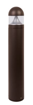 SOLUS Round Bronze LED Landscape Bollard Light, Exterior Surface-Mounted Aluminum, 120-277V, 20W, 4,000K, 39.75 in. x 6.5 in.