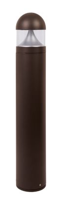 SOLUS Round Bronze LED Landscape Bollard Light, Exterior Surface-Mounted Aluminum, 120-277V, 20W, 4,000K, 39.75 in. x 6.5 in -  SC201BC-L20C-BZ