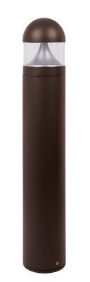 SOLUS Round Bronze LED Landscape Bollard Light, Exterior Surface-Mounted Aluminum, 120-277V, 20W, 3,000K, 39.75 in. x 6.5 in.