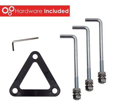 Image showing 4 th SOLUS 3,000 Lm 20 W Round Black LED Landscape Bollard Light, Exterior Surface-Mounted Aluminum, 120-277 V, 42 x 6.3in.