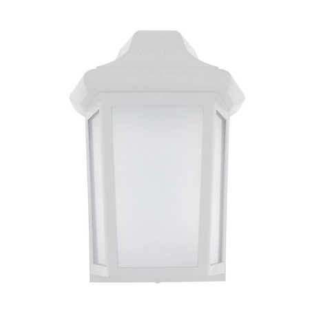 SOLUS Sedona Wall-Mount Outdoor Sconce with A19/E26 LED Bulb, 4,000K, White, 120V, 50/60 Hz, 12.25 in. x 8.25 in.