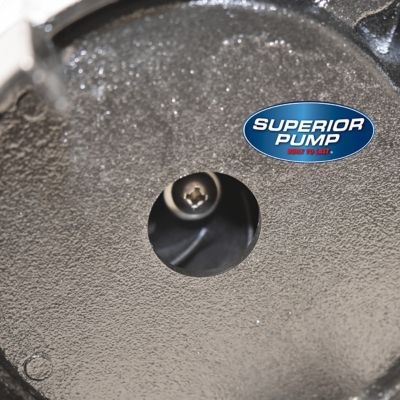 Image showing 6 th Superior Pump 1/2 HP 115V Electric Submersible Stainless Steel/Cast Iron Sump Pump, 75 GPM