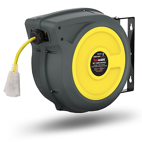 ReelWorks 50 ft. Indoor/Outdoor Retractable Extension Cord Reel at Tractor  Supply Co.