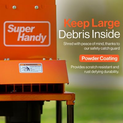 Image showing  0.5 in. Diameter 15A Electric Leaf Mulcher Shredder
