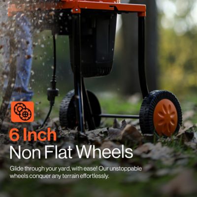 Image showing 6 th SuperHandy 0.5 in. Diameter 15A Electric Leaf Mulcher Shredder