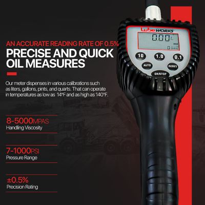 Image showing  Battery-Powered Oil Control Valve Meter Nozzle, 10 GPM
