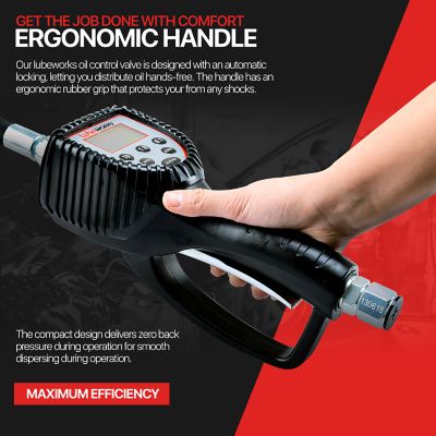 Image showing  Battery-Powered Oil Control Valve Meter Nozzle, 10 GPM