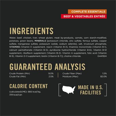 Image showing 5 th Purina Pro Plan Complete Essentials Adult Recipe Wet Dog Food Variety pk., 13 oz. Can, Pack of 12