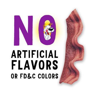 Image showing  Strips Bacon and Beef Flavor Dog Treats, 40 oz.