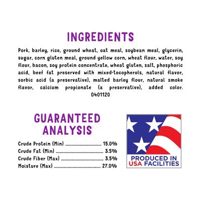 Image showing  Strips Bacon and Beef Flavor Dog Treats, 40 oz.