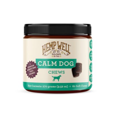 Hemp Well Soft Chew Calming Supplement Treats for Dogs, 60 ct.