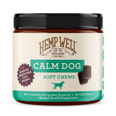 Hemp Well Soft Chew Calming Supplement Treats for Dogs, 60 ct.