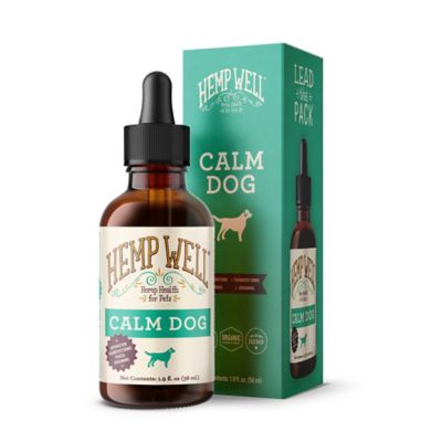 Hemp Well Oil Calming Supplement for Dogs, 2 oz.